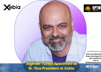 Joginder Tuteja Appointed as Sr. Vice President at Xebia