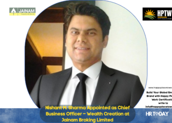 Nishant M. Sharma Appointed as Chief Business Officer – Wealth Creation at Jainam Broking Limited