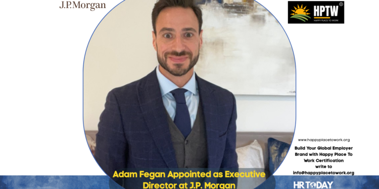 Adam Fegan Appointed as Executive Director at J.P. Morgan