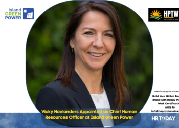 Vicky Noelanders Appointed as Chief Human Resources Officer at Island Green Power