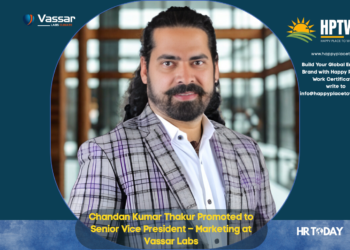 Chandan Kumar Thakur Promoted to Senior Vice President – Marketing at Vassar Labs