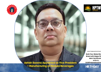 Ashish Saxena Appointed as Vice President – Manufacturing at Medusa Beverages