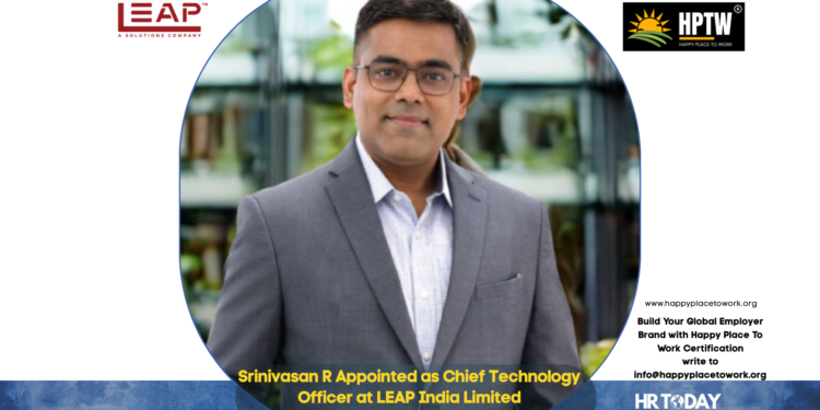 Srinivasan R Appointed as Chief Technology Officer at LEAP India Limited