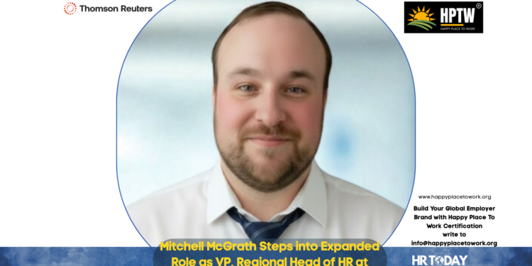 Mitchell McGrath Steps into Expanded Role as VP, Regional Head of HR at Thomson Reuters