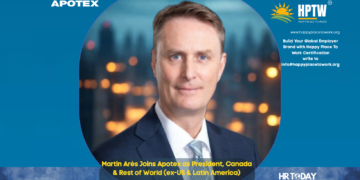 Martin Arès Joins Apotex as President, Canada & Rest of World (ex-US & Latin America)