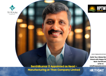 Senthilkumar D Appointed as Head – Manufacturing at Titan Company Limited