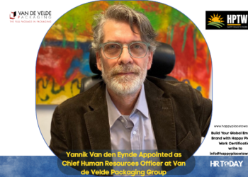 Yannik Van den Eynde Appointed as Chief Human Resources Officer at Van de Velde Packaging Group