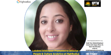 Lakshmi Srinivasan Promoted to Director – People & Culture Analytics at HighRadius