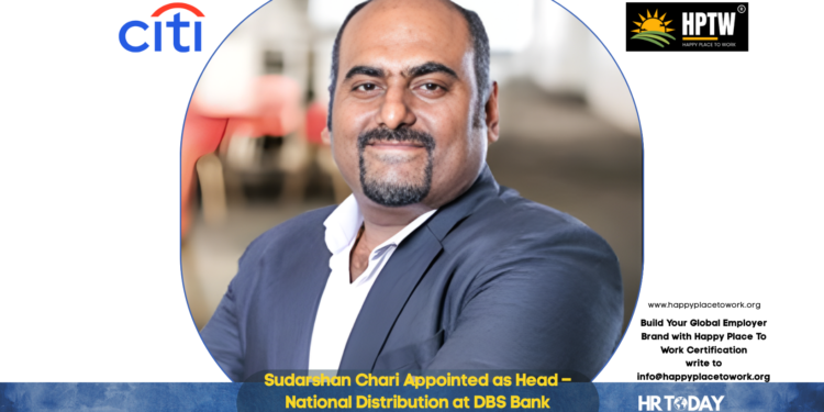 Sudarshan Chari Appointed as Head – National Distribution at DBS Bank