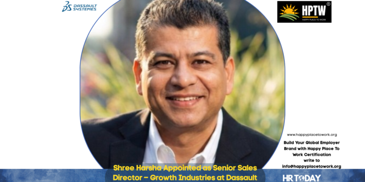 Shree Harsha Appointed as Senior Sales Director – Growth Industries at Dassault Systèmes India