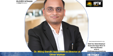 Dr. Nitiraj Gandhi Appointed as Director at Oliver Wyman