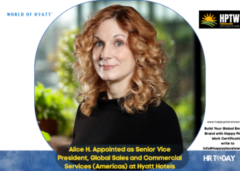 Alice H. Appointed as Senior Vice President, Global Sales and Commercial Services (Americas) at Hyatt Hotels