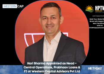 Hari Sharma Appointed as Head – Central Operations, Prabhaav Loans & FI at Western Capital Advisors Pvt Ltd