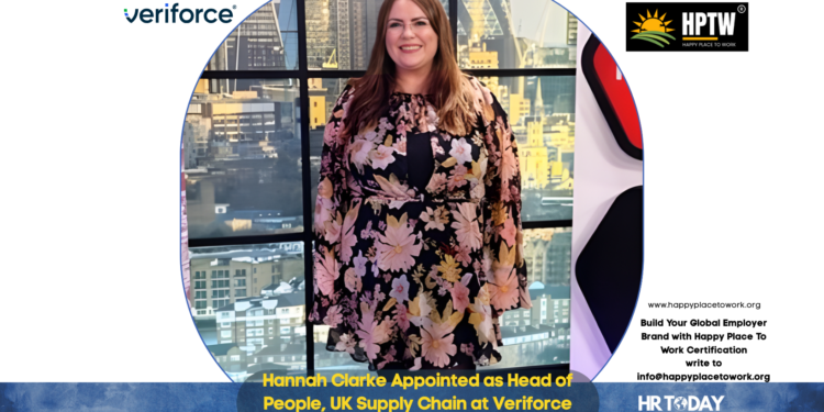 Hannah Clarke Appointed as Head of People, UK Supply Chain at Veriforce