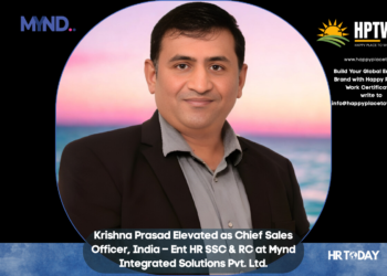 Krishna Prasad Elevated as Chief Sales Officer, India – Ent HR SSC & RC at Mynd Integrated Solutions Pvt. Ltd.