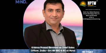 Krishna Prasad Elevated as Chief Sales Officer, India – Ent HR SSC & RC at Mynd Integrated Solutions Pvt. Ltd.
