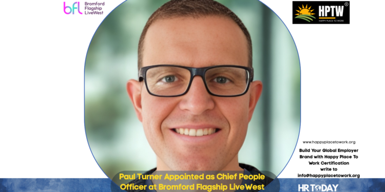 Paul Turner Appointed as Chief People Officer at Bromford Flagship LiveWest