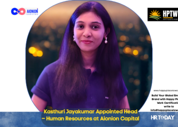 Kasthuri Jayakumar Appointed Head – Human Resources at Aionion Capital
