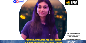 Kasthuri Jayakumar Appointed Head – Human Resources at Aionion Capital