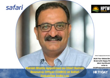 Manish Bhatia Appointed as Chief Human Resource Officer (CHRO) at Safari Industries India Ltd.