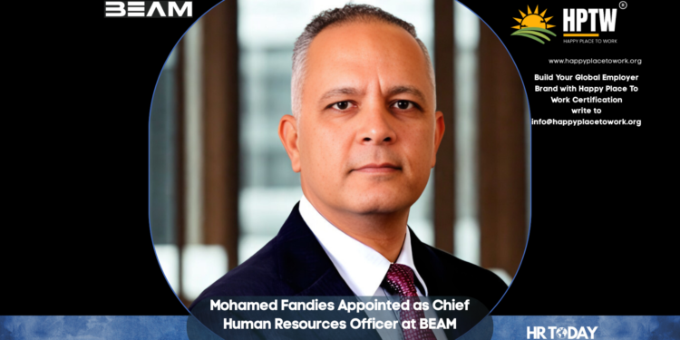 Mohamed Fandies Appointed as Chief Human Resources Officer at BEAM
