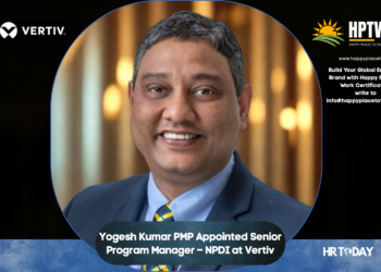 Yogesh Kumar PMP Appointed Senior Program Manager – NPDI at Vertiv