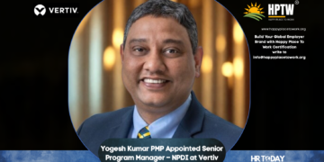 Yogesh Kumar PMP Appointed Senior Program Manager – NPDI at Vertiv