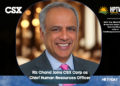 Riz Chand Joins CSX Corp as Chief Human Resources Officer