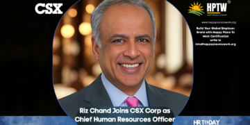 Riz Chand Joins CSX Corp as Chief Human Resources Officer