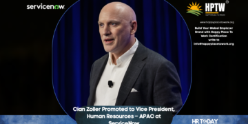 Cian Zoller Promoted to Vice President, Human Resources – APAC at ServiceNow
