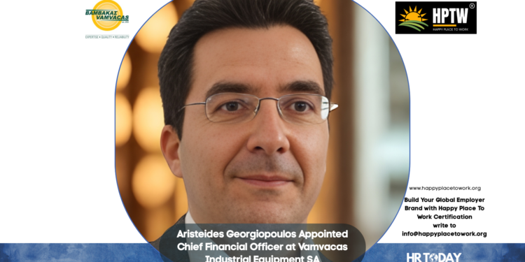 Aristeides Georgiopoulos Appointed Chief Financial Officer at Vamvacas Industrial Equipment SA