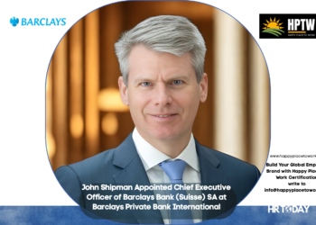 John Shipman Appointed Chief Executive Officer of Barclays Bank (Suisse) SA at Barclays Private Bank International