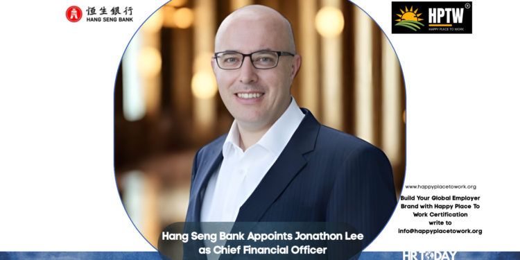 Hang Seng Bank Appoints Jonathon Lee as Chief Financial Officer