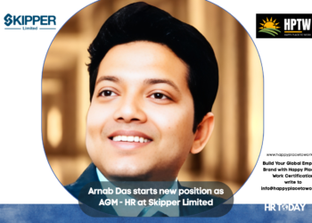 Arnab Das starts new position as AGM - HR at Skipper Limited