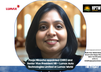 Pooja Minocha appointed CHRO and Senior Vice President HR – Lumax Auto Technologies Limited at Lumax World