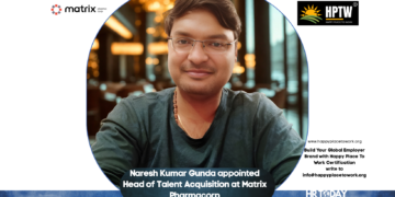 Naresh Kumar Gunda appointed Head of Talent Acquisition at Matrix Pharmacorp