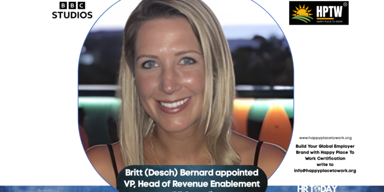 Britt (Desch) Bernard appointed VP, Head of Revenue Enablement at BBC Studios