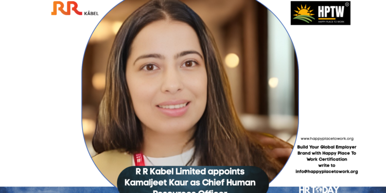 R R Kabel Limited appoints Kamaljeet Kaur as Chief Human Resources Officer