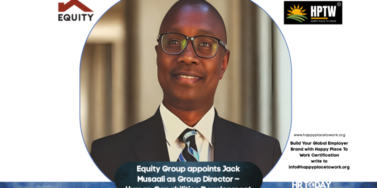 Equity Group appoints Jack Musaali as Group Director – Human Capabilities Development