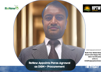 ReNew Appoints Paras Agrawal as DGM – Procurement
