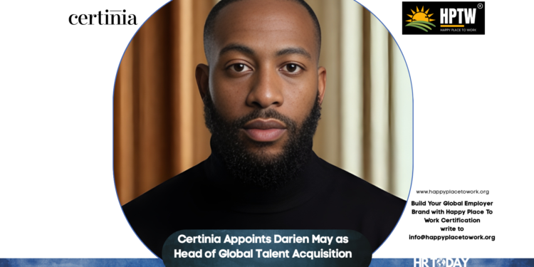 Certinia Appoints Darien May as Head of Global Talent Acquisition