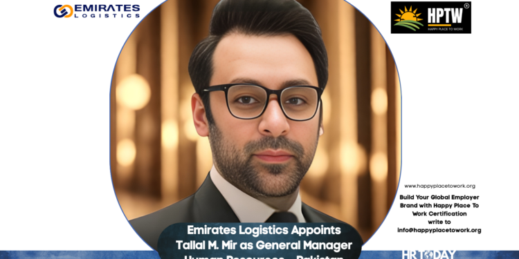 Emirates Logistics Appoints Tallal M. Mir as General Manager Human Resources – Pakistan