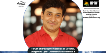 Tarush Bhardwaj Promoted as Sr Director, Integrated Ops - Commercial Excellence & Planning at The Coca-Cola Company