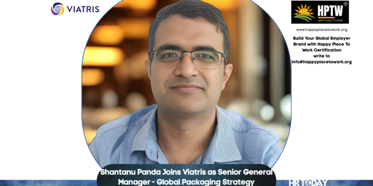 Shantanu Panda Joins Viatris as Senior General Manager - Global Packaging Strategy
