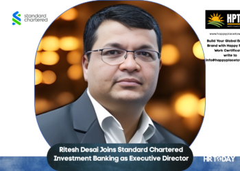 Ritesh Desai Joins Standard Chartered Investment Banking as Executive Director