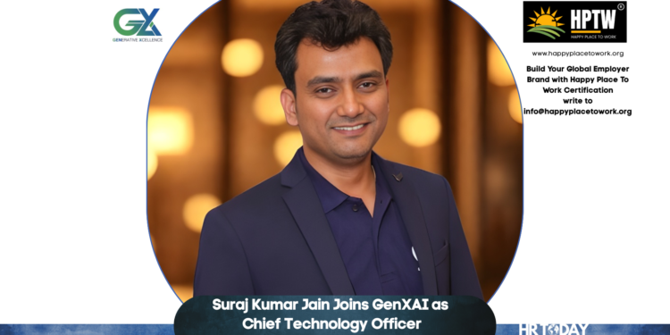 Suraj Kumar Jain Joins GenXAI as Chief Technology Officer