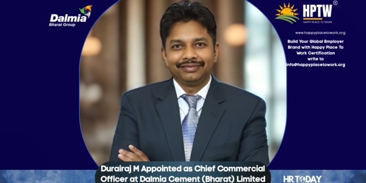Durairaj M Appointed as Chief Commercial Officer at Dalmia Cement (Bharat) Limited