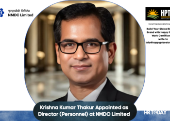 Krishna Kumar Thakur Appointed as Director (Personnel) at NMDC Limited