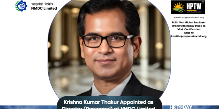 Krishna Kumar Thakur Appointed as Director (Personnel) at NMDC Limited