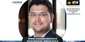 Shailesh Limbachiya Appointed as Human Resources – Business Head at Kashiv BioSciences LLC